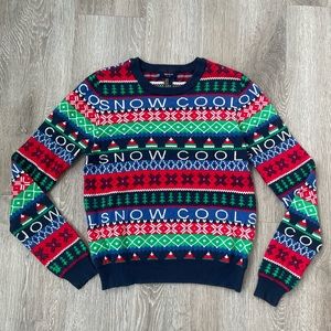 “Snow Cool” holiday sweater